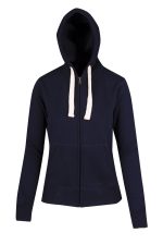 Womens/Junior Heavy Zip Fleece Hoodie