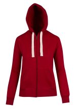 Womens/Junior Heavy Zip Fleece Hoodie
