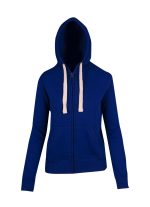 Womens/Junior Heavy Zip Fleece Hoodie