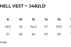 Womens Soft Shell Vest - TEMPEST Range