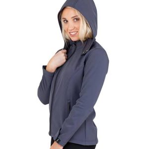 Womens Soft Shell HOODED Jacket - TEMPEST Range