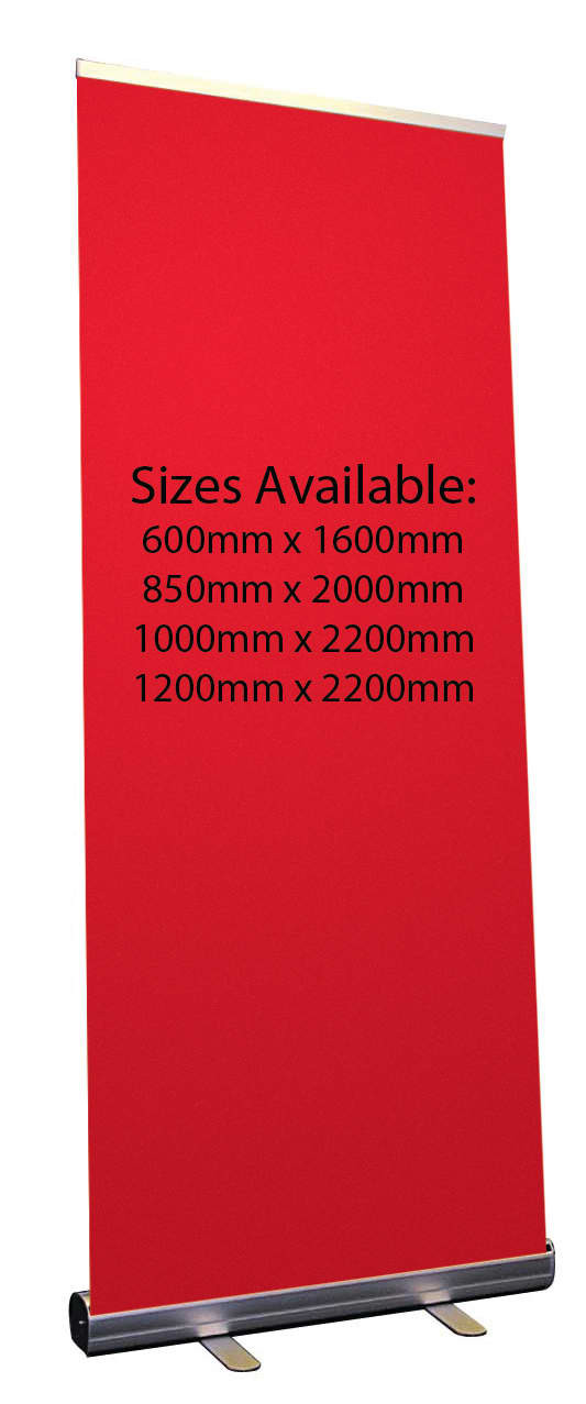Single Light Weight Pull Up Banner 600mm x 1600mm
