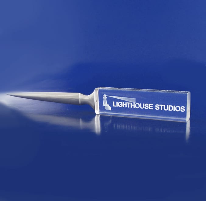 3D Crystal Letter Opener