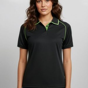 Womens Fusion Short Sleeve Polo