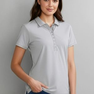 Womens Shadow Short Sleeve Polo