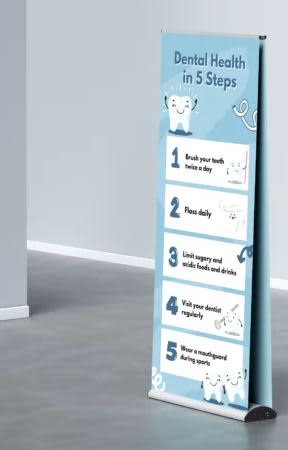 Double Sided Premium Pull Up Banner 850mm x 2000mm