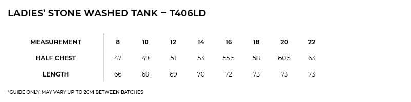 Womens' Stone Washed Tank