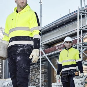 Unisex Hi Vis Stretch Taped Hoodie