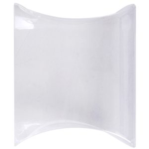 A clear pillow pack for pen packaging, featuring a sleek and smooth design.