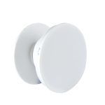 A Phone Grip in a sleek, white design, featuring a round, flat surface ideal for enhanced phone handling.