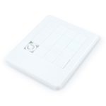 A sliding tile puzzle featuring a white frame with a grid of movable tiles and one empty space for rearranging.