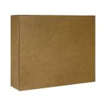 A plain brown cardboard box with straight edges and no visible branding or text.