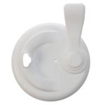 A coffee cup snap lid designed for the Vienna Coffee Cup, featuring a secure closure and a handy tab for easy opening.