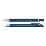 A collection of Octave Pens in a sleek design, featuring a deep blue body and metallic silver accents.