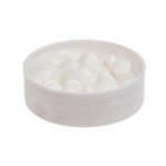 A white tin filled with round mints. The product is named Click It Mint Tins, categorized under confectionery.