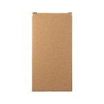A brown cardboard packaging box, featuring a flat, rectangular shape with no visible branding or details.