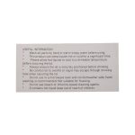 A product label with useful information about the Rizz Coffee Cup, including care instructions and safety warnings.