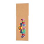 A pencil set packaging featuring the name "Kids Angel" in colorful lettering and a graphic of a shield with a star.