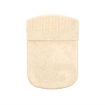 A Croc Magnetic Clip displayed against a white background, featuring a beige color with a textured top half.