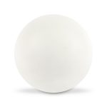 A white Hi Bounce Ball with a smooth surface and a round shape.