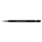 A black inkless pen with a clear cap and a branding logo along the barrel.