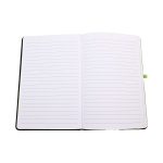A Venture Supreme A5 Notebook featuring blank lined pages and a sleek design.