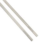 A Mojito Straw Set featuring two stainless steel straws with a sleek, shiny finish. Includes branding on one straw.