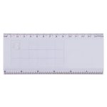 Amaze Tile Ruler Puzzle in translucent white with grid and measurement markings, featuring a branding logo.