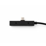 A black Ultra Power Cable featuring a USB connector and a textured surface. Includes branding.